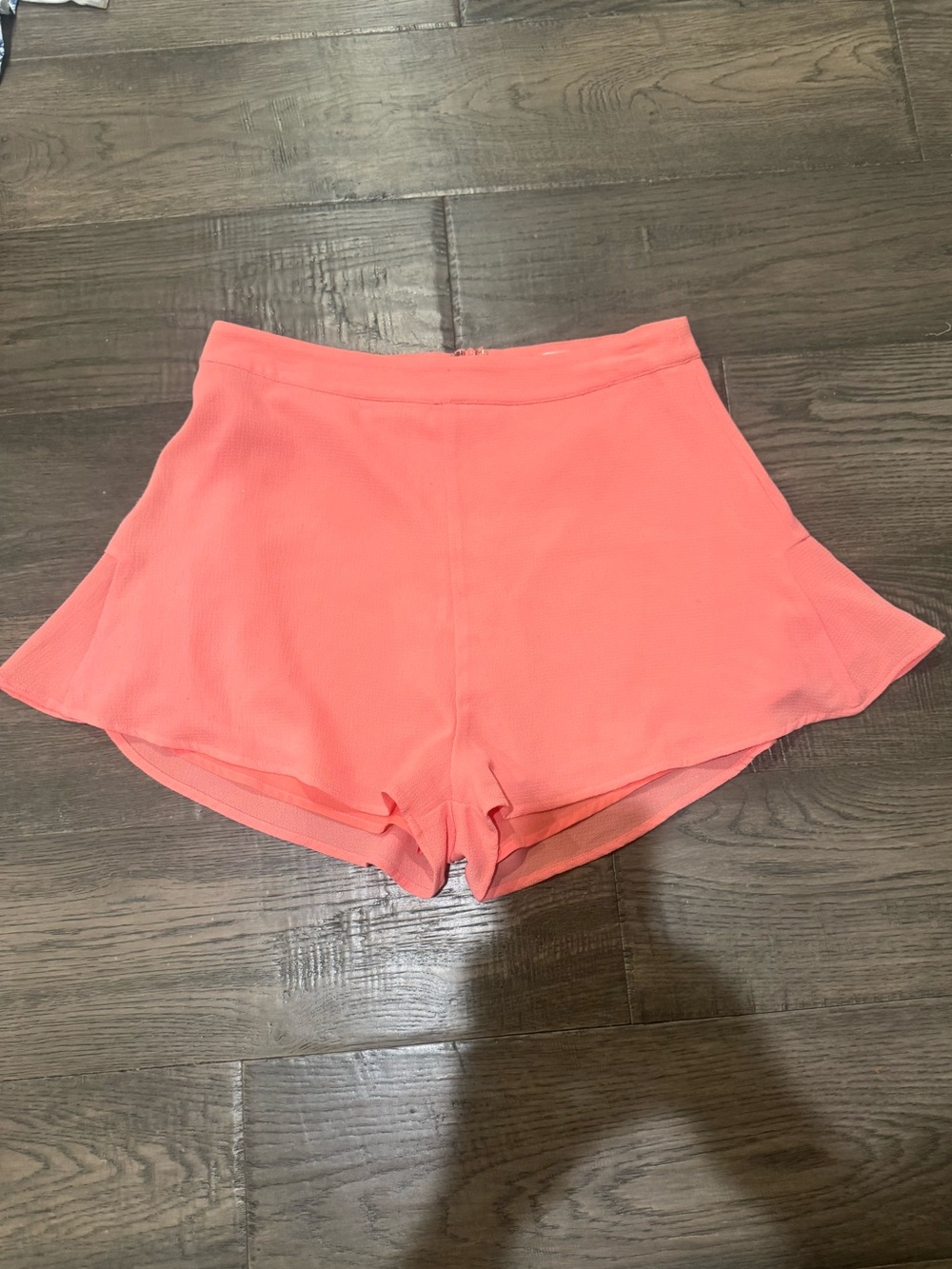 superdown Coral Flared High-Rise Shorts